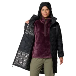 COLUMBIA Delta Ridge II Long Down dunfrakke, dame (Black) Online