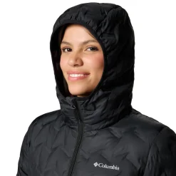 COLUMBIA Delta Ridge II Long Down dunfrakke, dame (Black) Online