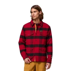 COLUMBIA High Cascades Shirt Jacket, herre (Red Dahlia) Best