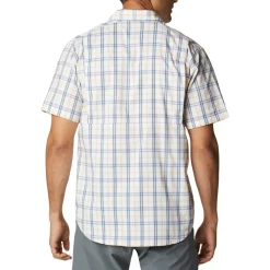 COLUMBIA Silver Ridge Lite Plaid skjorte SS, herre Clearance