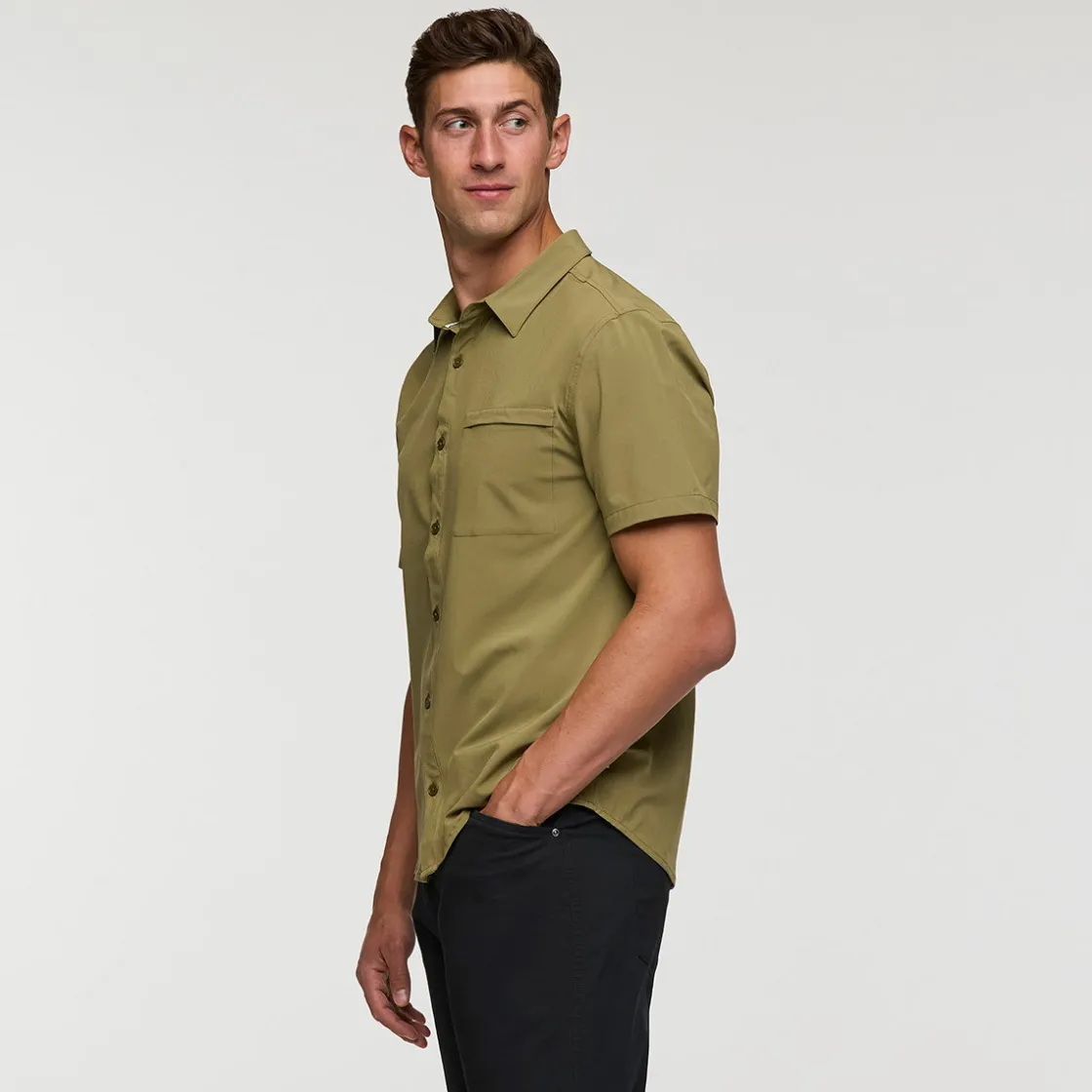 COTOPAXI Cambio Button Up Skjorte, herre (Moss) Outlet