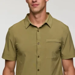 COTOPAXI Cambio Button Up Skjorte, herre (Moss) Outlet