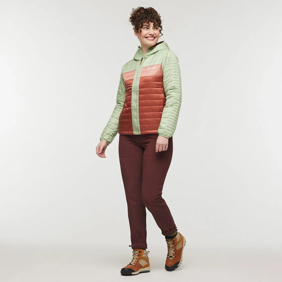 COTOPAXI Capa Insulated Hooded jakke, dame (Green Tea) Best