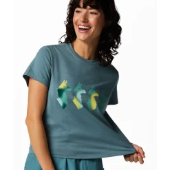 COTOPAXI Cuatro Bitmap T-shirt, dame (Everglade) Outlet