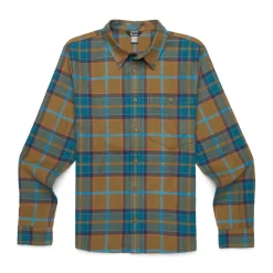 COTOPAXI Quedo Flannel skjorte, herre (Live Oak Plaid)