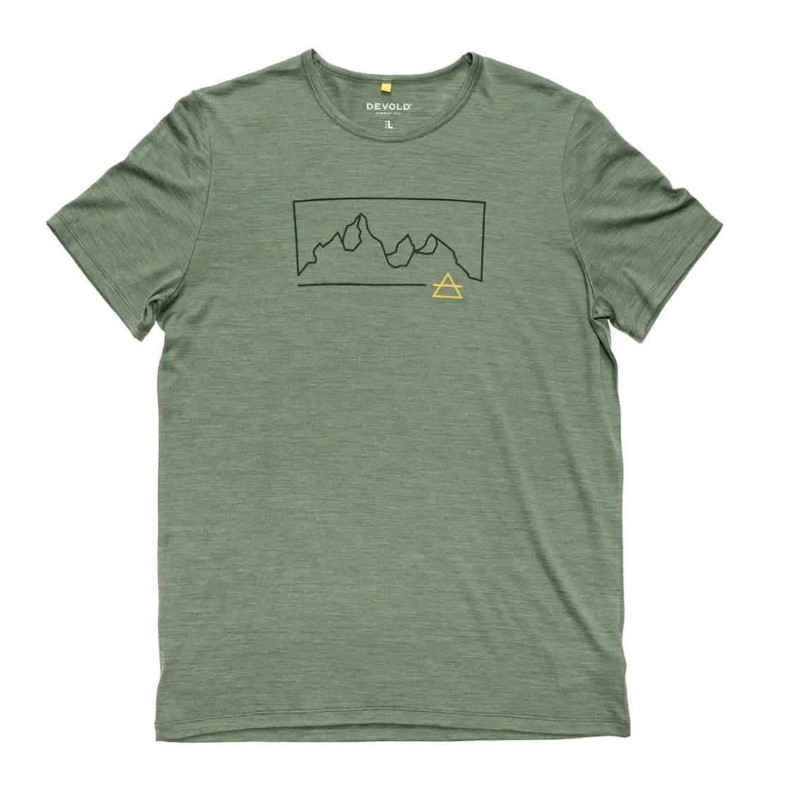 DEVOLD Active Merino 130 "Outline" T-shirt, herre (Forest) Best
