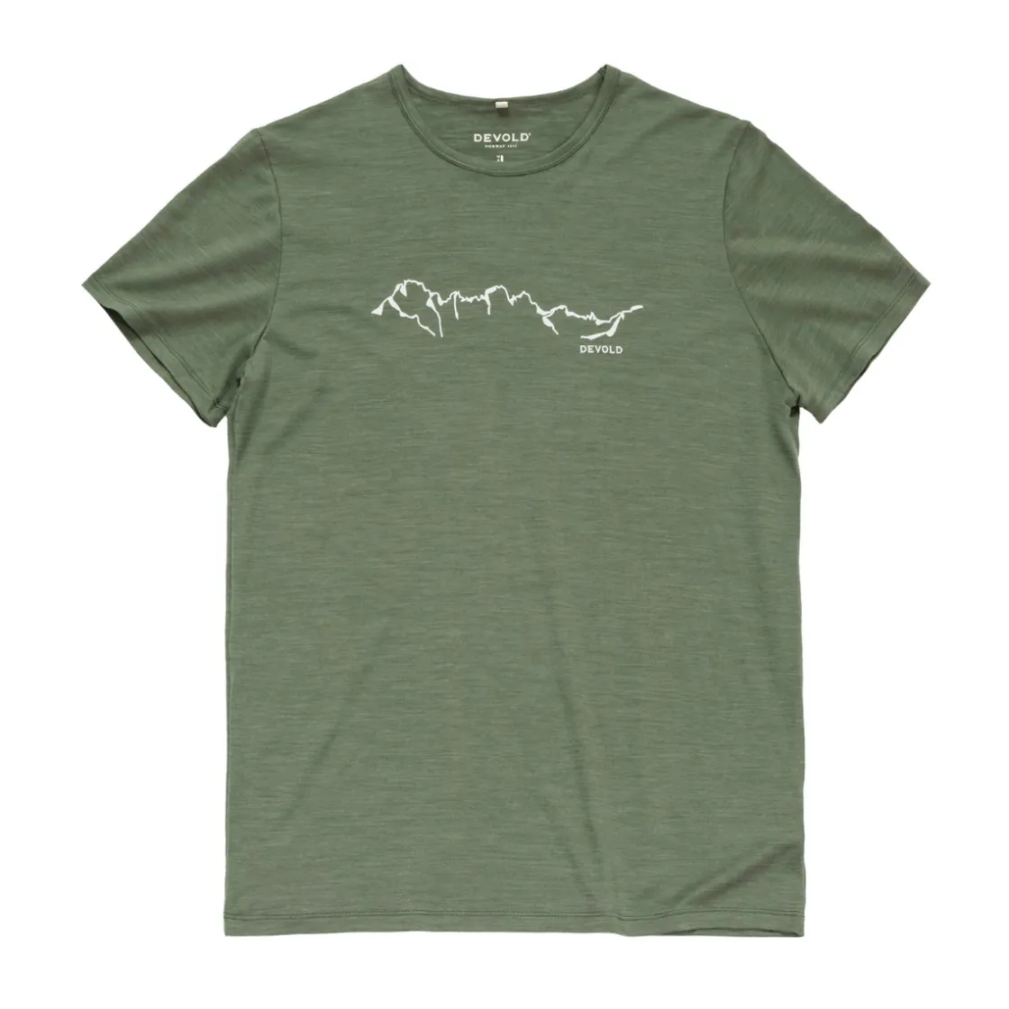 DEVOLD Active Skyline 130 Merino Tee, herre (Forest) Discount