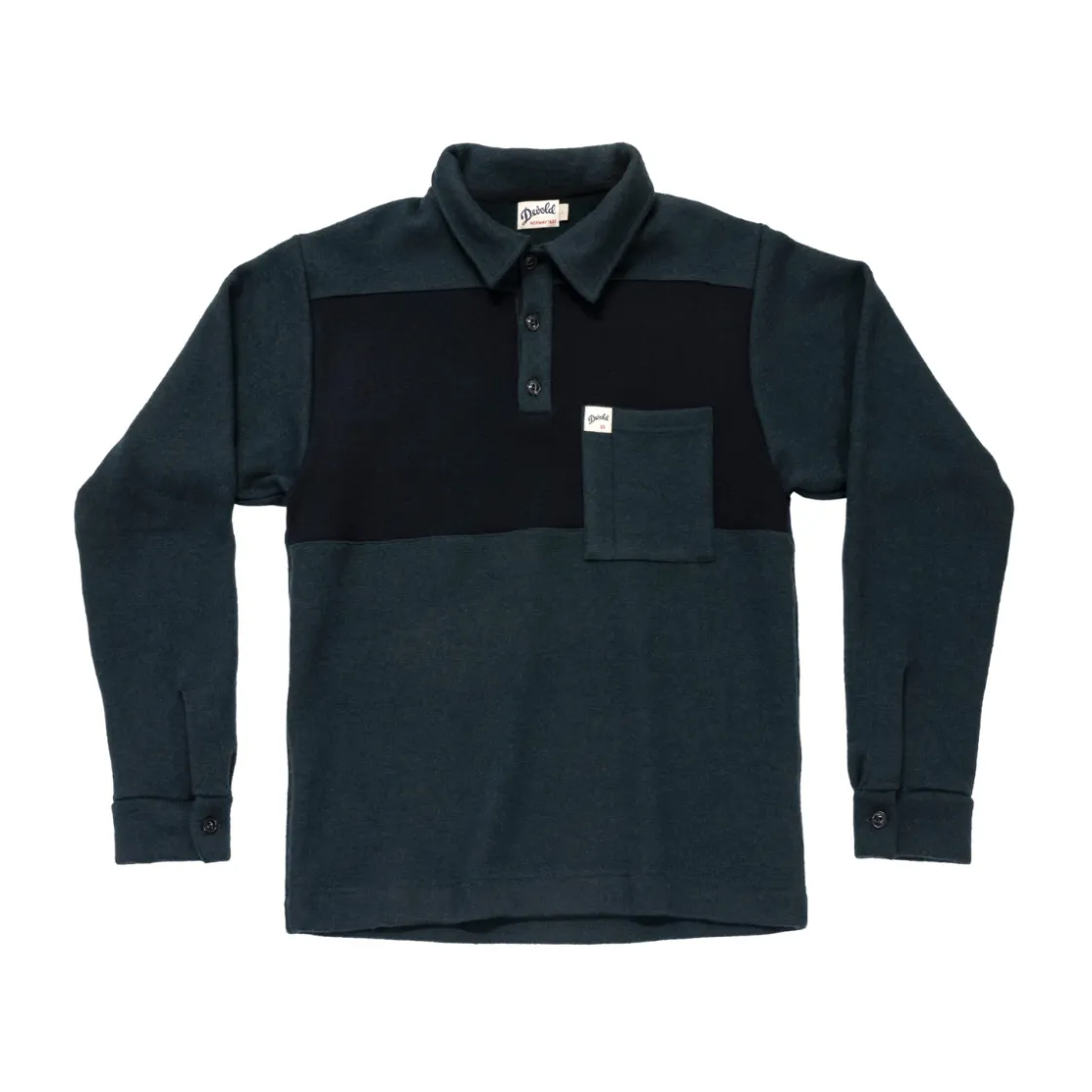 DEVOLD Archive Ferry Polo (Pine) Hot