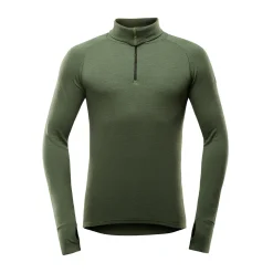 DEVOLD Expedition Merino 235 Zip Neck trøje, herre (Forest) Discount
