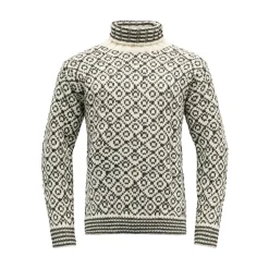 DEVOLD Svalbard Sweater High Neck (Offwhite) Clearance