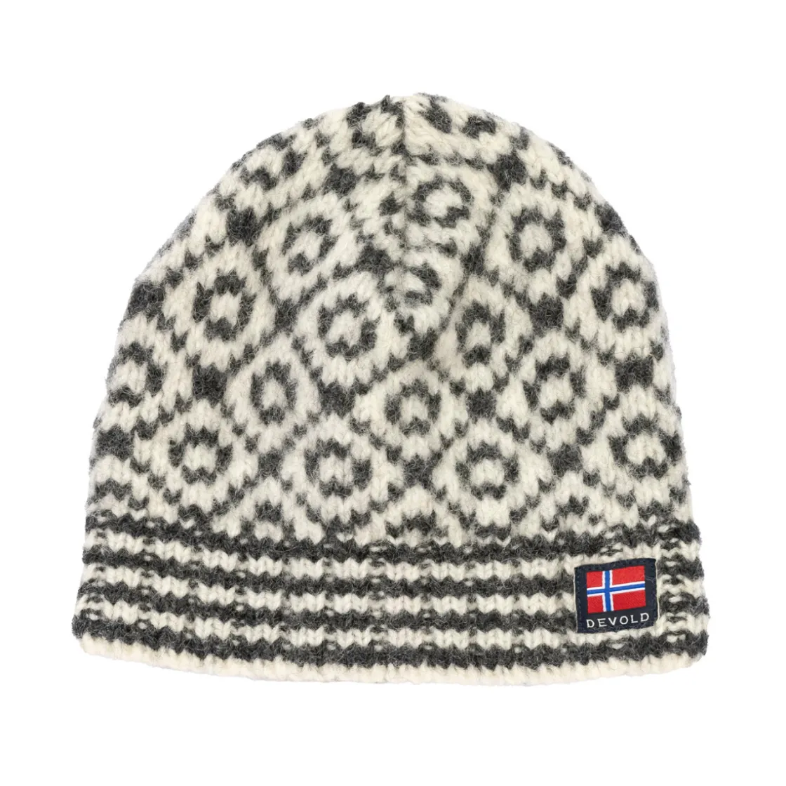 DEVOLD Svalbard Wool Beanie (Offwhite Anthracite) Hot