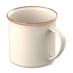 GSI Mesa Enamelware Cup / emalje kop (Cream) New