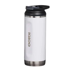 IGLOO Flip ’n’ Sip Tumbler 470 ml (White) Clearance