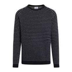 KLITMØLLER COLLECTIV Klitmøller Collective Hugo Knit sweater (Navy Cream) Hot
