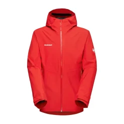 MAMMUT Alto Light HS Hooded Skal- og regnjakke, herre ( Red) Best