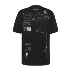 MAMMUT Base T-Shirt Multi-Pitch, herre (Black) Outlet