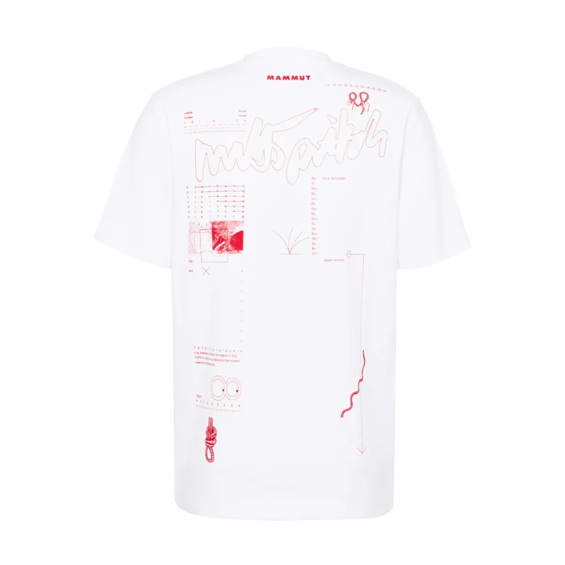 MAMMUT Base T-shirt Multi-Pitch, herre (White) Best
