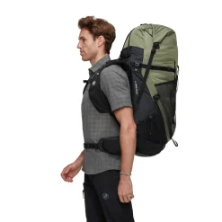 MAMMUT Ducan Spine 70-80 L vandrerygsæk, herre (Marsh Black) Hot