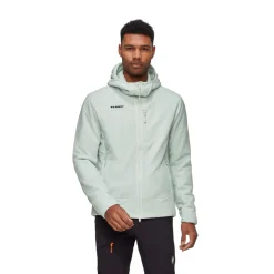 MAMMUT Rime IN Hooded Fiberjakke, herre (Silver Sage) Best