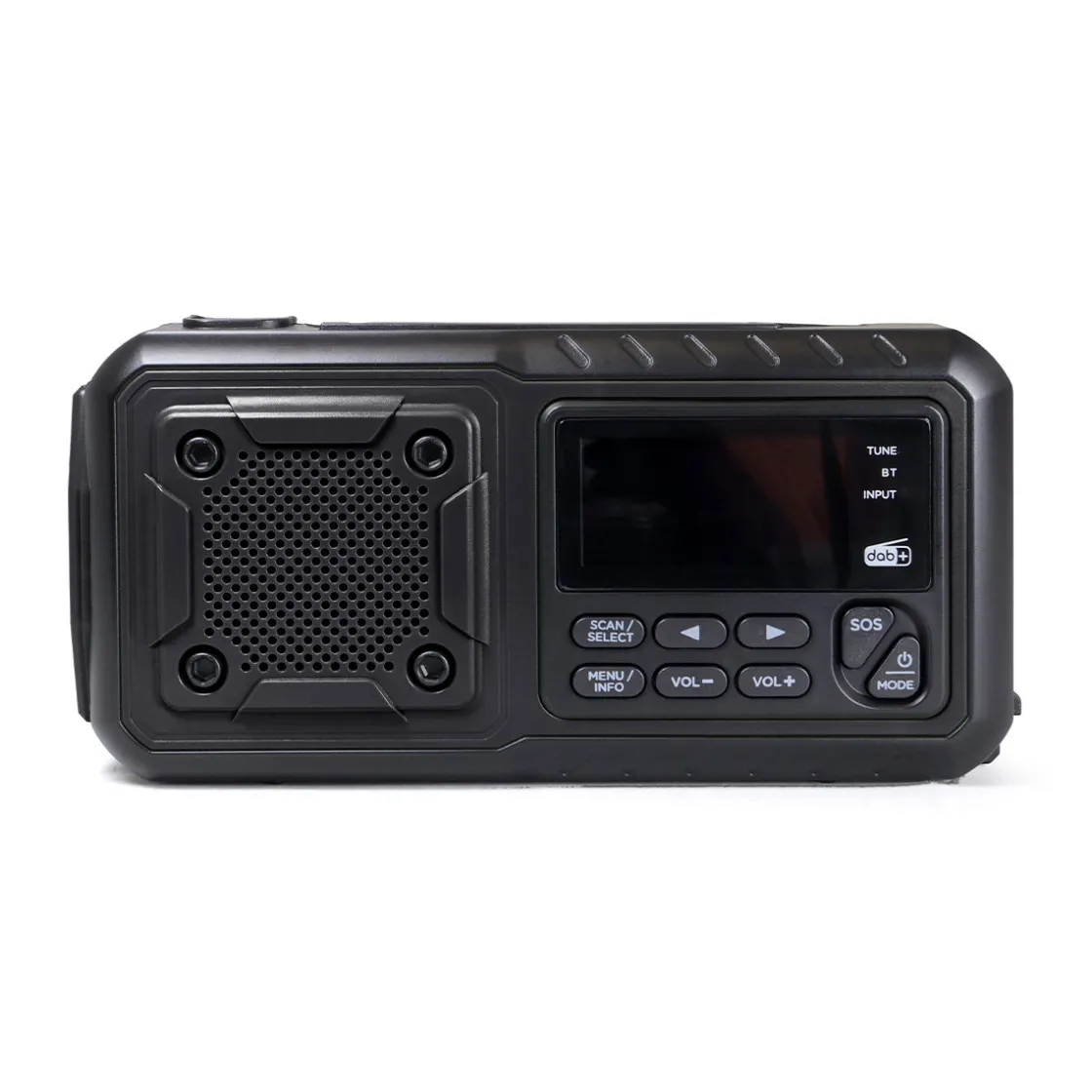 ORIGIN OUTDOORS Crank Radio Multi DAB+ / nødradio med håndsving New
