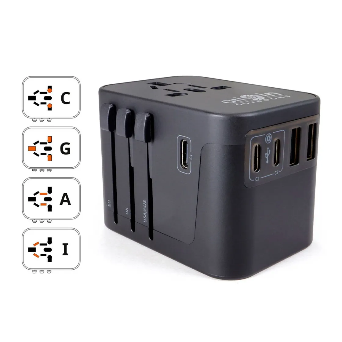 ORIGIN OUTDOORS Travel Adapter - global oplader Outlet