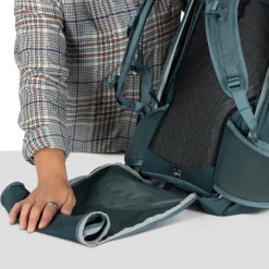 OSPREY Fairview Travel Pack 70 L rejserygsæk, dame (Cascade Blue) New