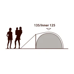 OUTWELL Cloud 4 campingtelt, 4 personer Hot