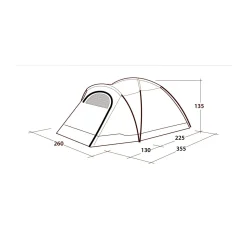OUTWELL Cloud 4 campingtelt, 4 personer Hot