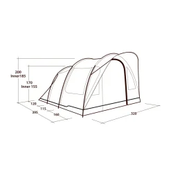 OUTWELL Sky 5 campingtelt 5 personer (Blue) Outlet