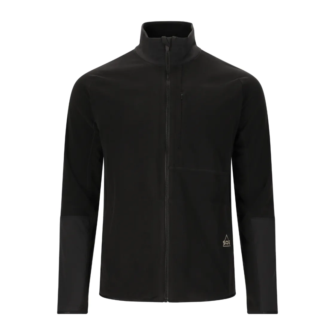 SOS Bromo Midlayer Full Zip Fleece, herre (Black) Best