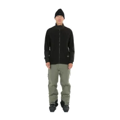 SOS Bromo Midlayer Full Zip Fleece, herre (Black) Best