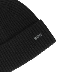SOS Girdwood Wool Beanie (Black) New