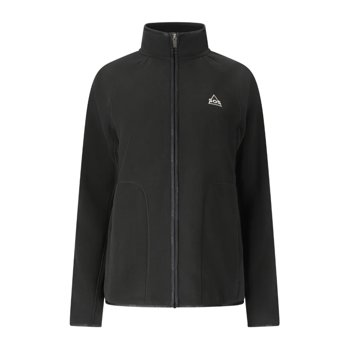 SOS Munson Full Zip Fleece, dame (Black) Discount