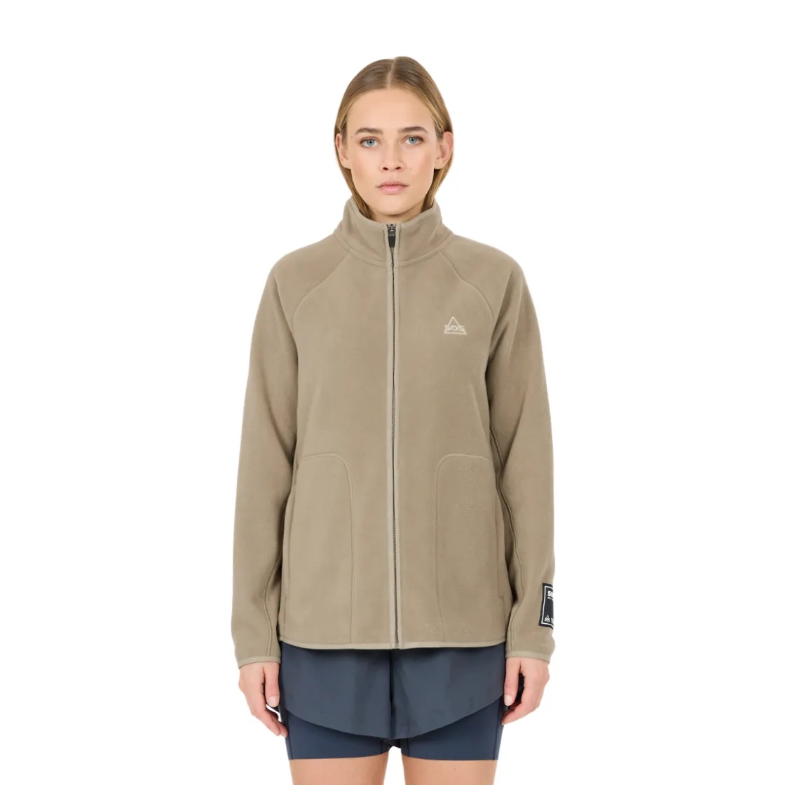 SOS Munson Full Zip Fleece, dame (Brindle) Hot