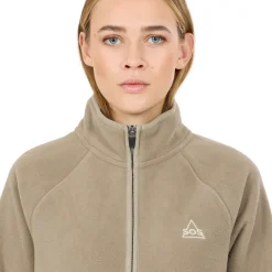 SOS Munson Full Zip Fleece, dame (Brindle) Hot