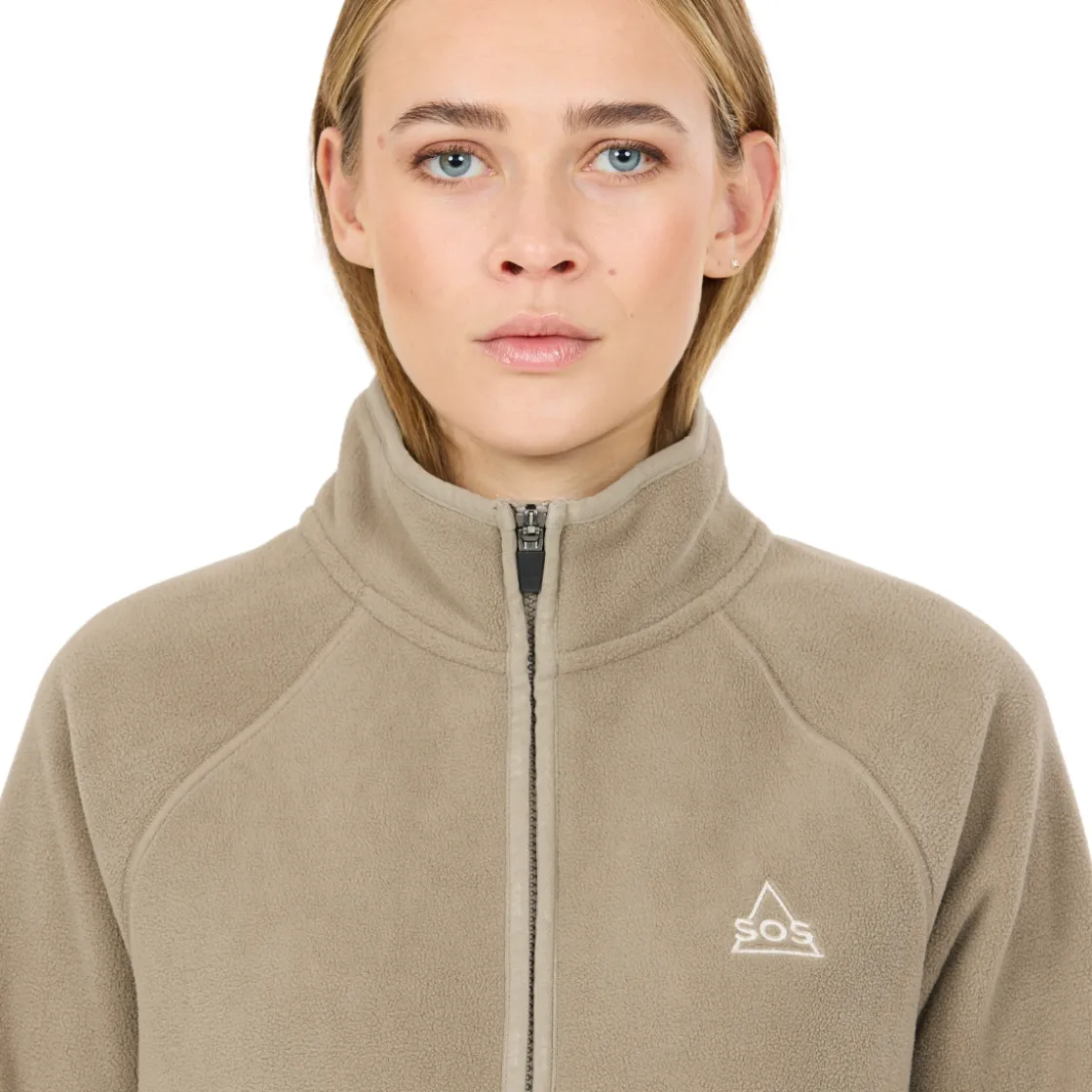 SOS Munson Full Zip Fleece, dame (Brindle) Hot