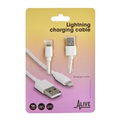DIVERSE USB-A til Lightning Opladerkabel til Iphone