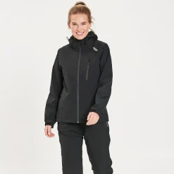WEATHER REPORT Camelia regnjakke, dame (Black) Outlet