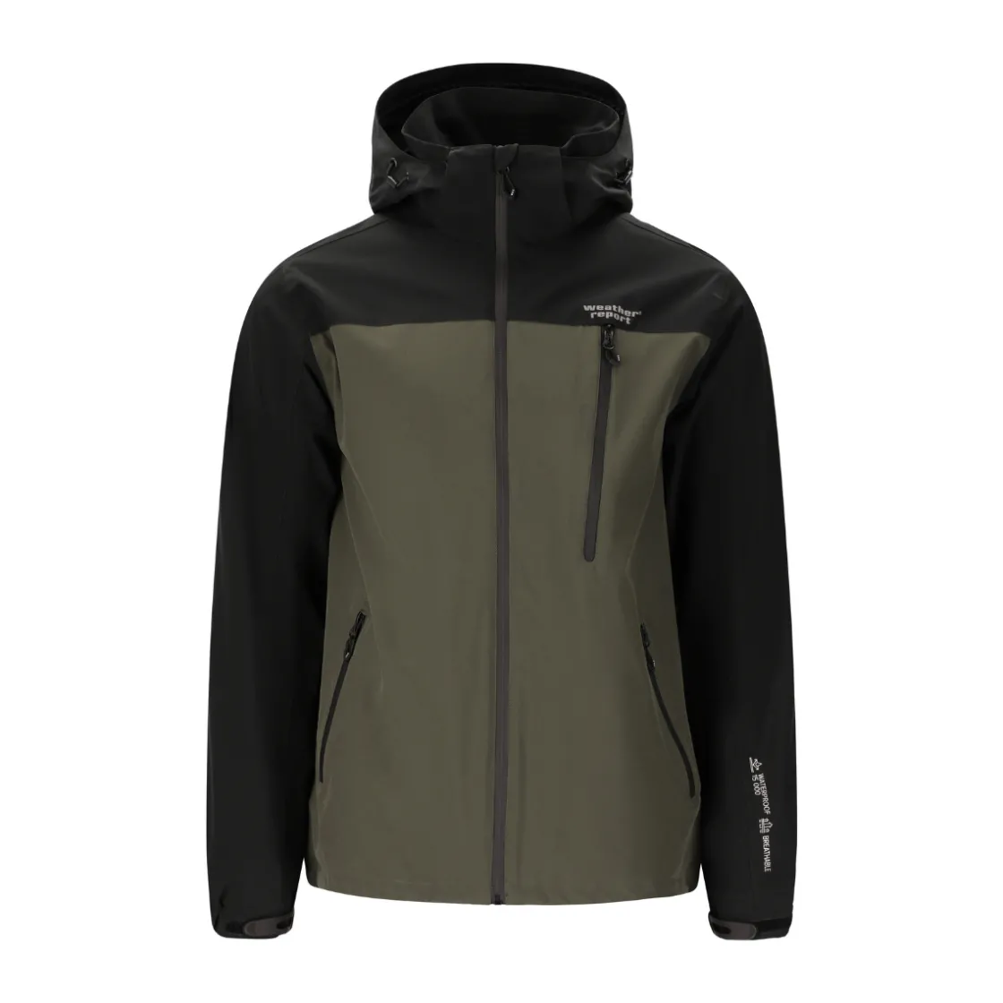 WEATHER REPORT Delton Jacket regnjakke, herre (Black Ink) Outlet