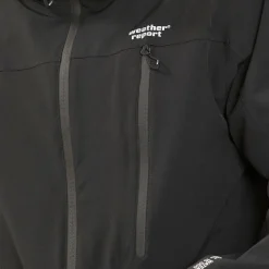 WEATHER REPORT Delton regnjakke, herre (Black) Clearance