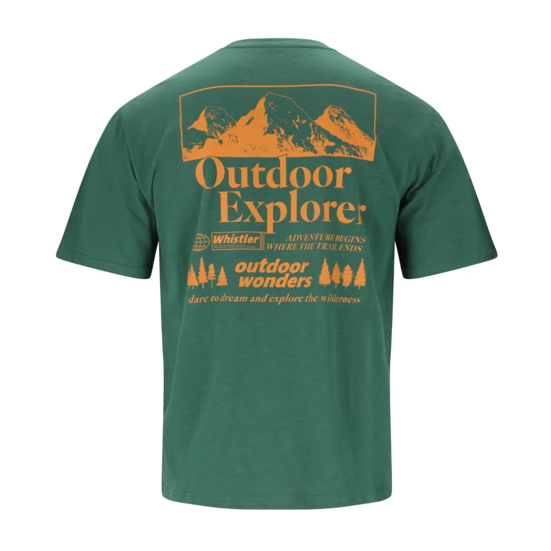 WHISTLER Kunta T-shirt, herre (Trekking Green) Outlet